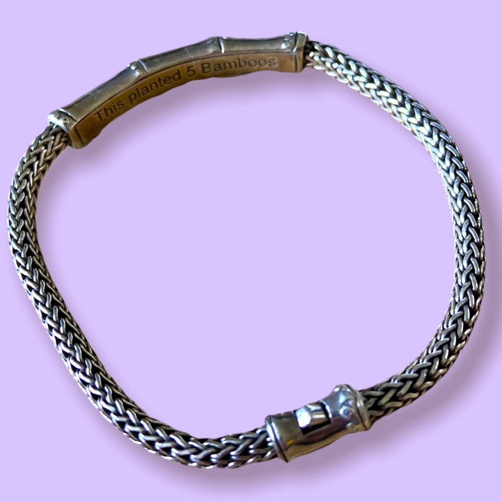 John Hardy Bamboo Bracelet in Silver
